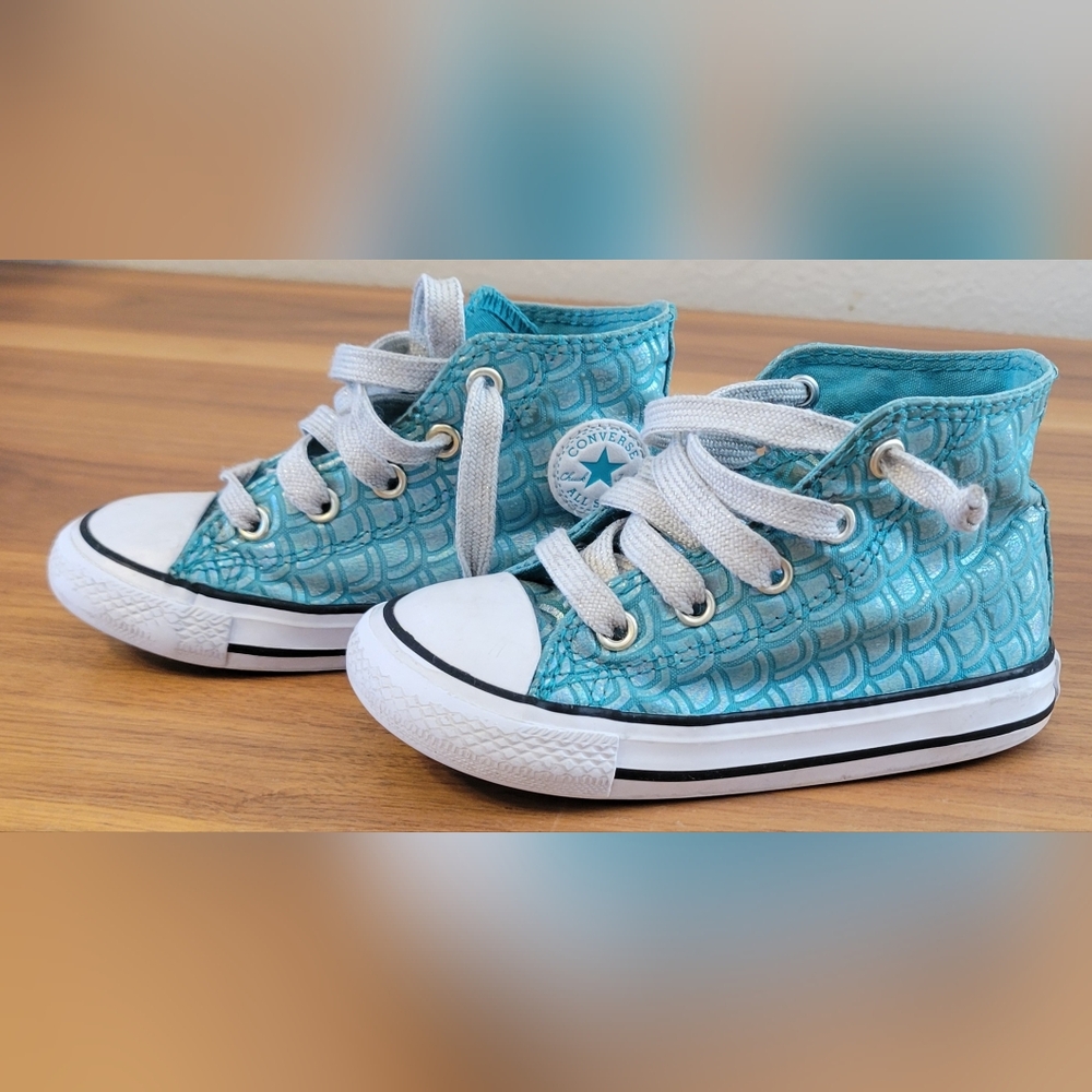 Converse Kids' Blue High-Top Sneakers